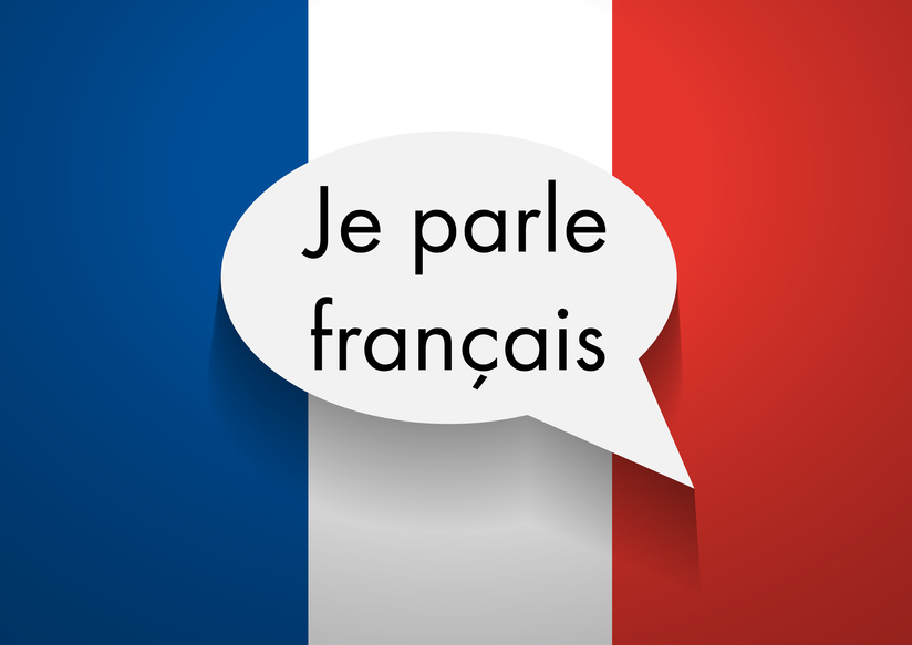 Text and images highlighting the advantages of learning French, including career opportunities, cultural enrichment, and travel benefits.